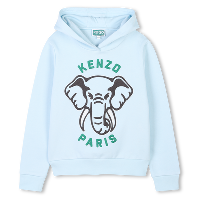 Sweatshirt com capuz elefante KENZO KIDS BOY
