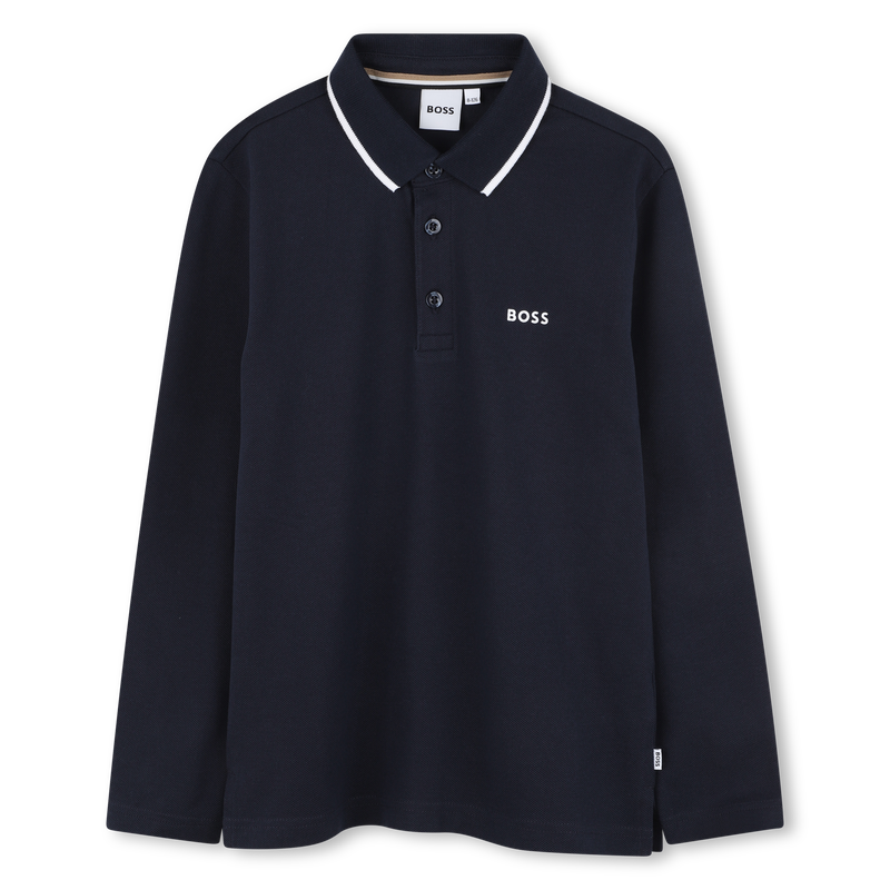 Camisa pólo de manga comprida BOSS 
                    BOY
