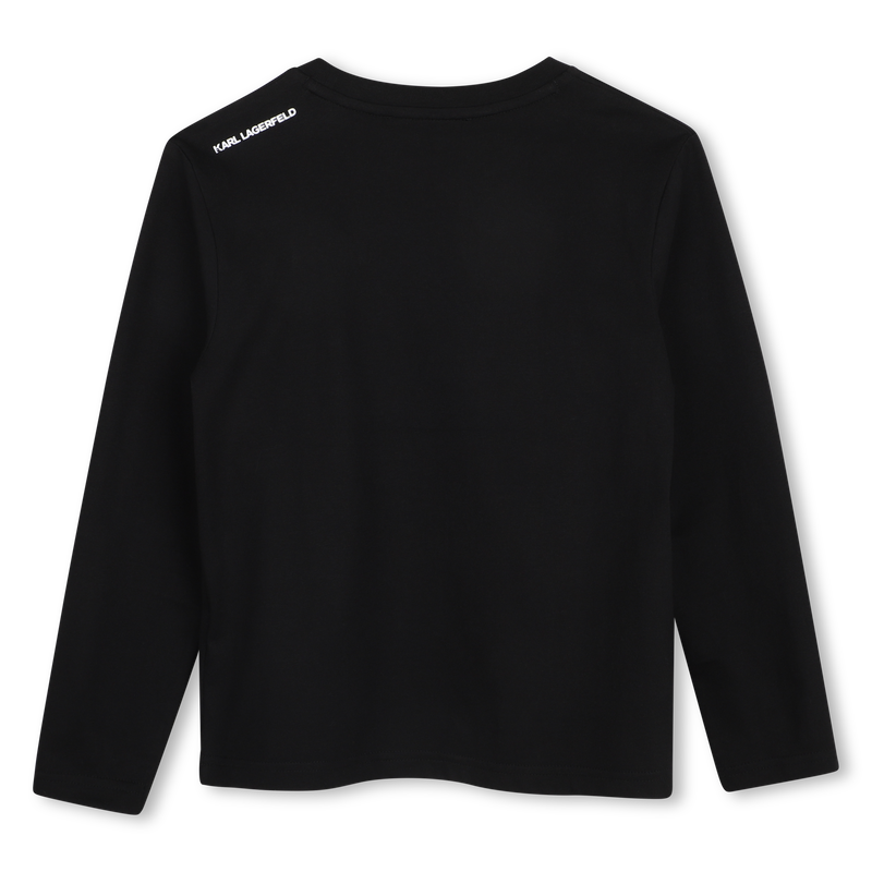Camiseta de manga longa KARL LAGERFELD KIDS 
                        BOY