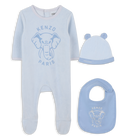 Pijama + chap&eacute;u + conjunto babador KENZO KIDS 
                    UNISEX