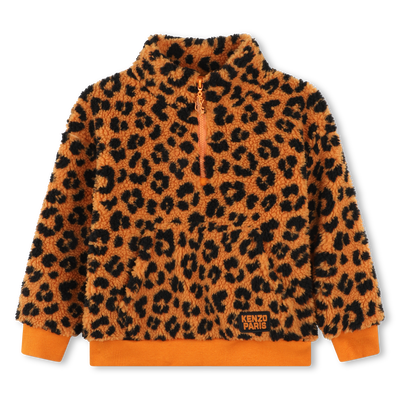Sweatshirt com fecho na gola KENZO KIDS UNISEX