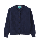Cardig&atilde; liso com bot&otilde;es KENZO KIDS 
                    MENINA