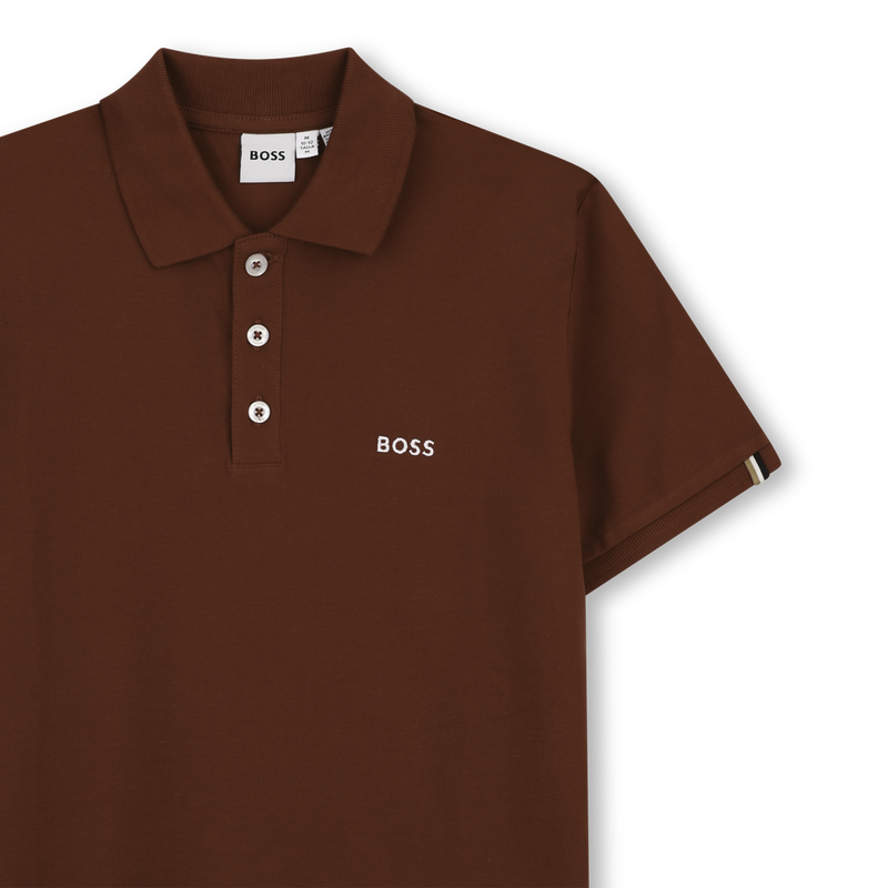 Polo de manga curta BOSS 
                        MENINO
