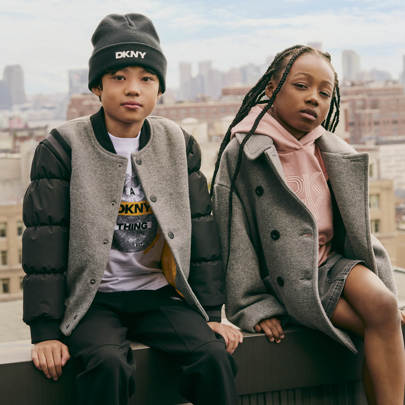 Casaco de lã DKNY 
                    GIRL