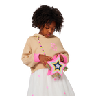 Vestido bimaterial BILLIEBLUSH 
                    GIRL