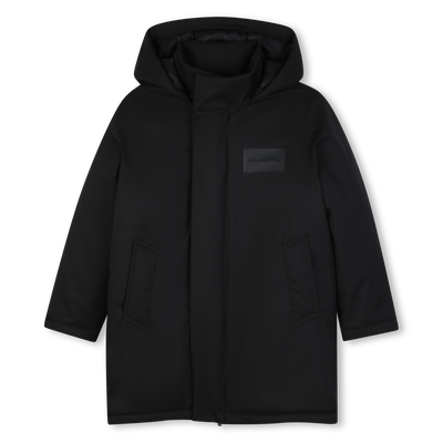 Parka com capuz KARL LAGERFELD KIDS BOY