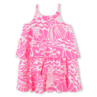 Vestido com folhos em viscose BILLIEBLUSH 
                    GIRL