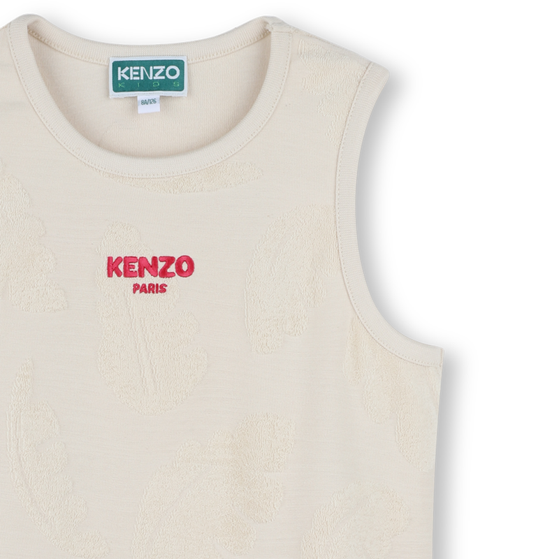 Vestido em felpa KENZO KIDS 
                        GIRL