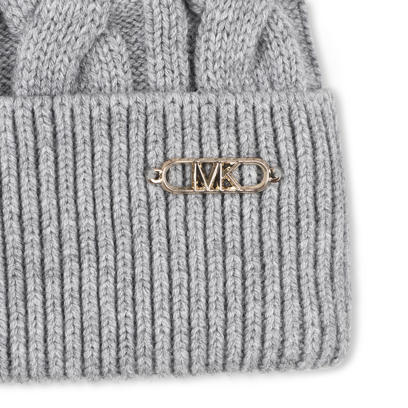 Gorro de malha trançada MICHAEL KORS 
                    GIRL