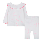 T-shirt com folhos e leggings BILLIEBLUSH 
                    MENINA