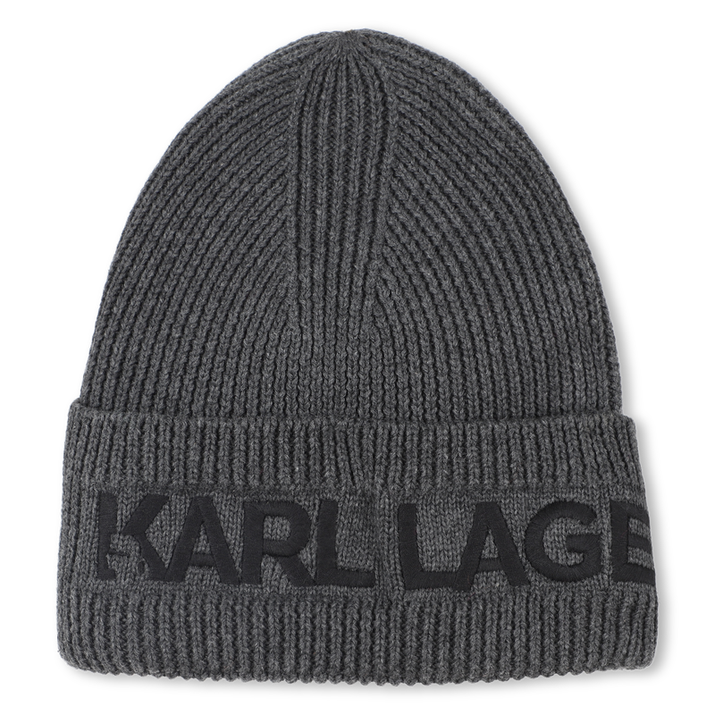 Conjunto de gorro de malha + gola KARL LAGERFELD KIDS 
                        BOY