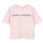 T-shirt de algod&atilde;o com strass MARC JACOBS 
                    GIRL