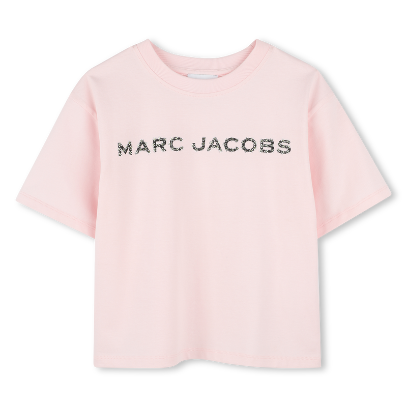T-shirt de algod&atilde;o com strass MARC JACOBS 
                        GIRL