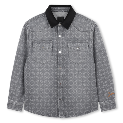 Sobrecamisa com gola veludo GIVENCHY BOY