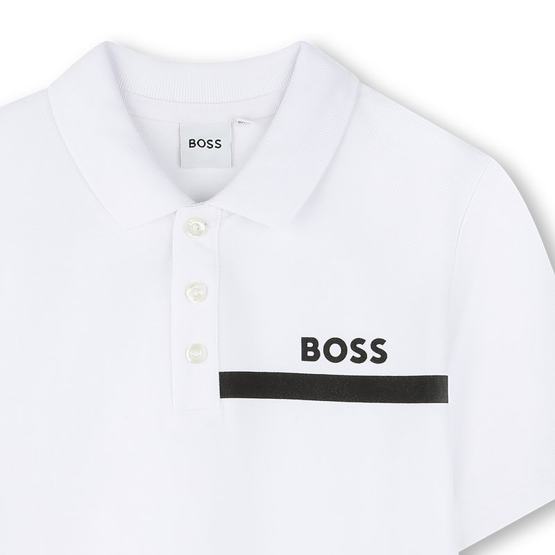 CAMISA POLO DE MANGA CURTA BOSS 
                        BOY