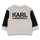 Conjunto de casaco e cal&ccedil;as em jersey duplo KARL LAGERFELD KIDS 
                    BOY