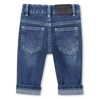 Five-Pocket Cotton Jeans BOSS BOY