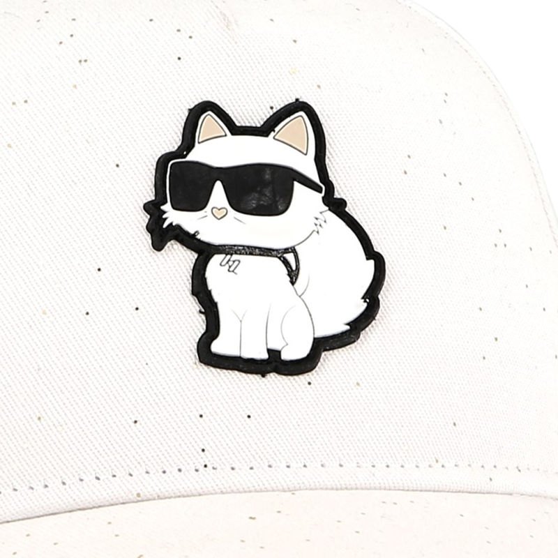 Bon&eacute; ajust&aacute;vel de algod&atilde;o KARL LAGERFELD KIDS 
                        GIRL