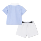 Conjunto camisa e cal&ccedil;&otilde;es KARL LAGERFELD KIDS 
                    BOY