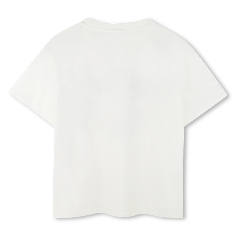 T-shirt de manga curta de algodão KENZO KIDS 
                    UNISEX