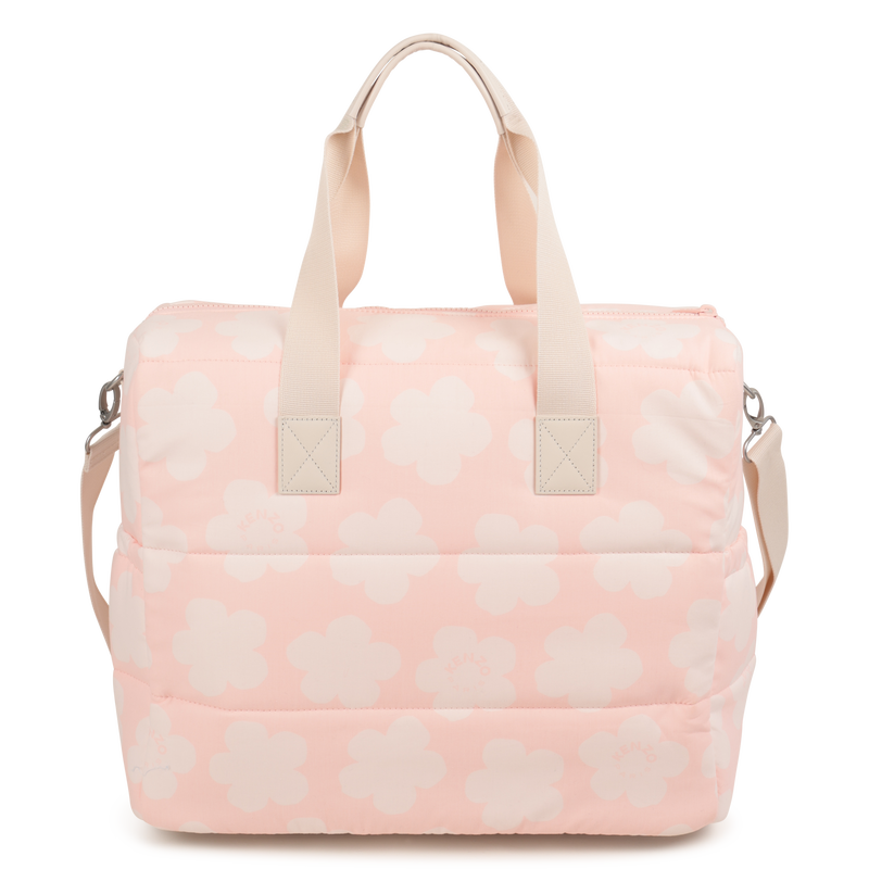 Saco de fraldas acolchoado em popelina estampada KENZO KIDS 
                        UNISEX