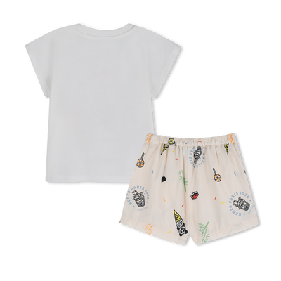CONJUNTO DE T-SHIRTS E CAL&Ccedil;&Otilde;ES KENZO KIDS BOY