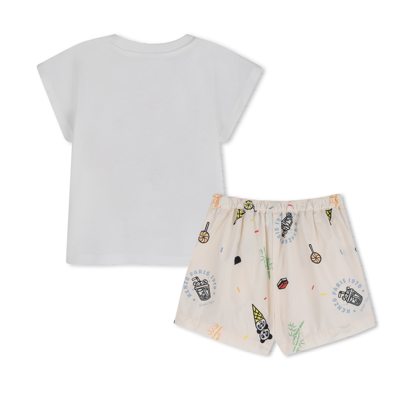 CONJUNTO DE T-SHIRTS E CAL&Ccedil;&Otilde;ES KENZO KIDS 
                        BOY