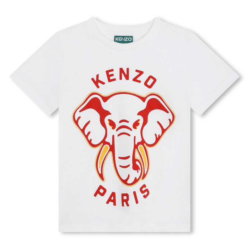 T-shirt manga curta em algodão KENZO KIDS 
                    BOY