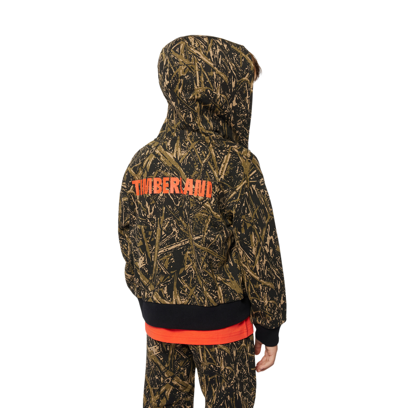 Hooded Fleece Cardigan TIMBERLAND 
                    BOY