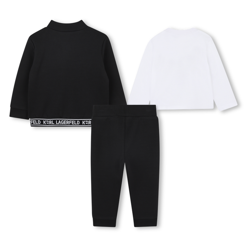 Conjunto de três peças KARL LAGERFELD KIDS 
                    BOY