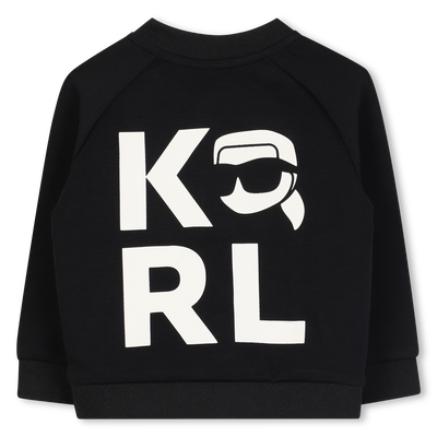 Cardigan bimaterial KARL LAGERFELD KIDS BOY
