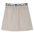 Saia de cintura el&aacute;stica KARL LAGERFELD KIDS 
                    GIRL