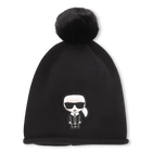 Gorro de malha KARL LAGERFELD KIDS 
                    GIRL