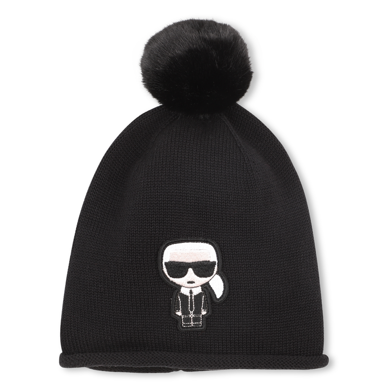 Gorro de malha KARL LAGERFELD KIDS 
                        GIRL