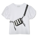 T-shirt com mangas fantasia MARC JACOBS 
                    GIRL