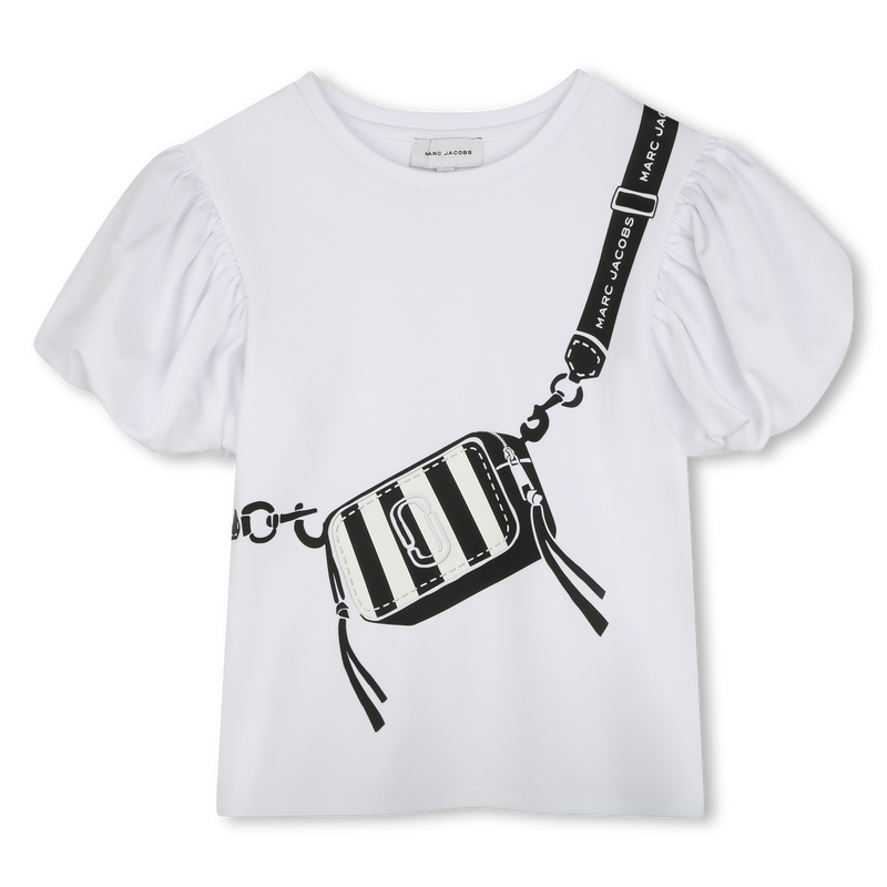 T-shirt com mangas fantasia MARC JACOBS 
                        GIRL
