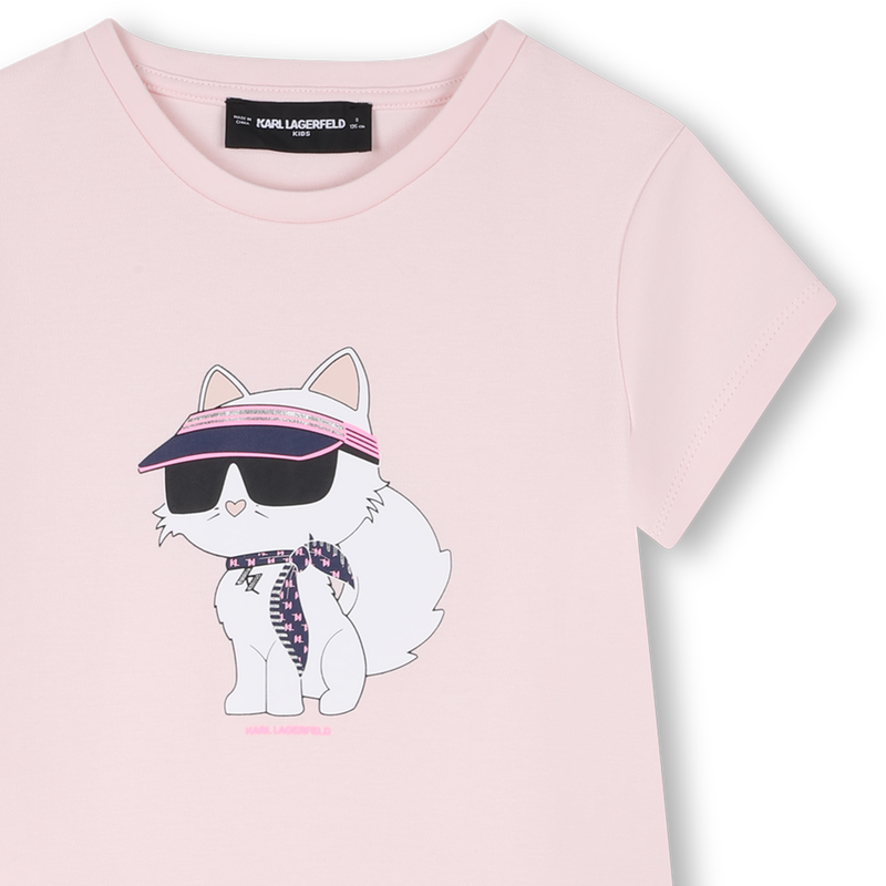 VESTIDO DE MANGA CURTA KARL LAGERFELD KIDS 
                        GIRL