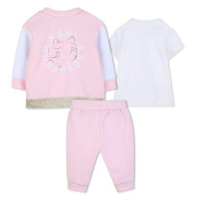 CONJUNTO JOGGER KARL LAGERFELD KIDS GIRL