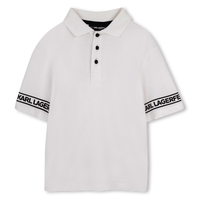 CAMISA POLO DE MANGA CURTA KARL LAGERFELD KIDS BOY