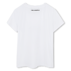 T-shirt com estampa KARL LAGERFELD KIDS 
                    GIRL