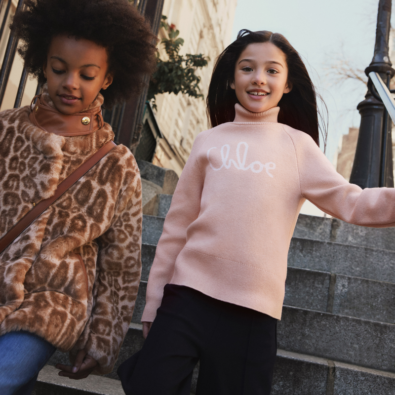 Camisola de gola alta de malha CHLOE 
                    GIRL