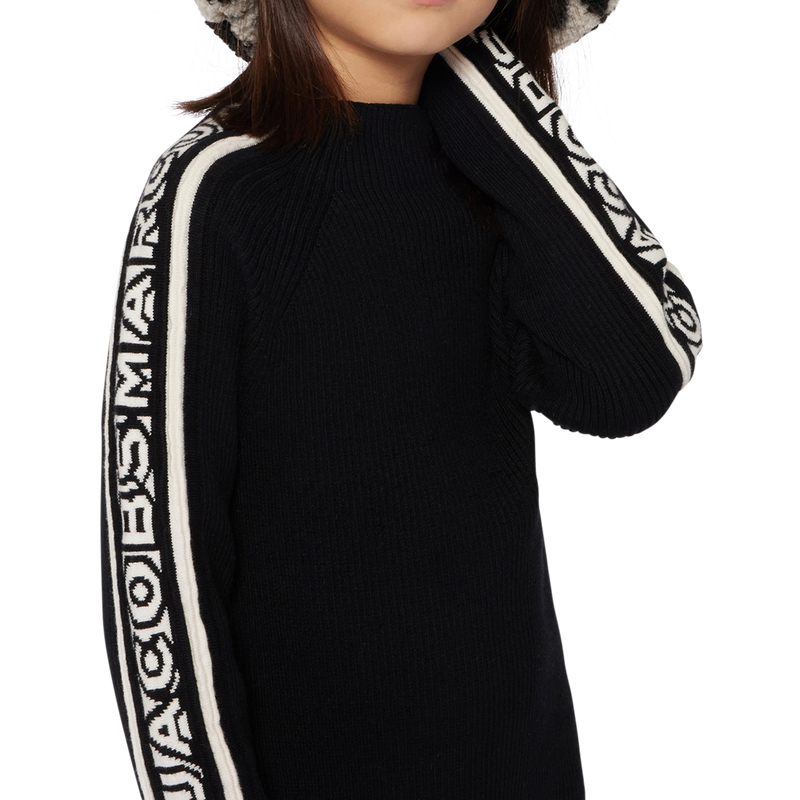 Vestido-camisola algod&atilde;o e l&atilde; MARC JACOBS 
                        GIRL