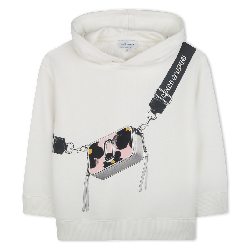 Sweatshirt com capuz moletão MARC JACOBS 
                    GIRL