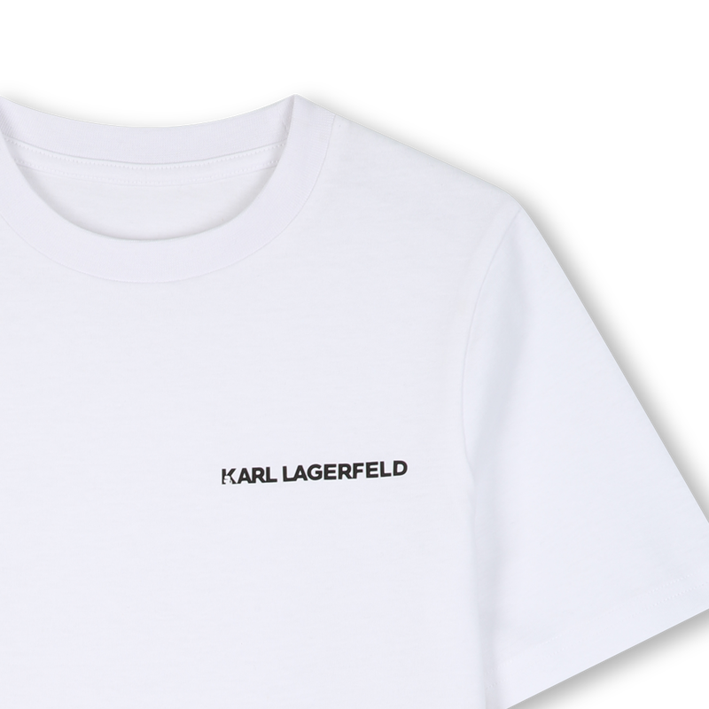 CONJUNTO DE 2 T-SHIRTS DE MANGAS CURTAS KARL LAGERFELD KIDS 
                        BOY