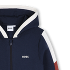 Cardigan  com capuz BOSS 
                    MENINO