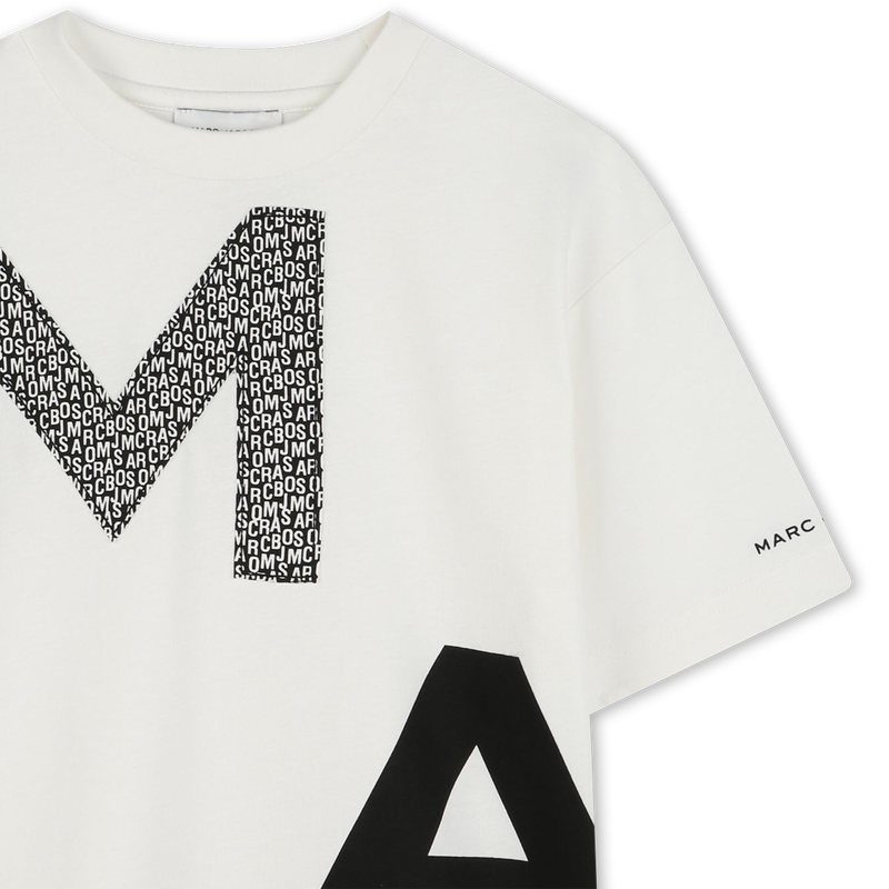 T-shirt bicolor de algod&atilde;o MARC JACOBS 
                        BOY