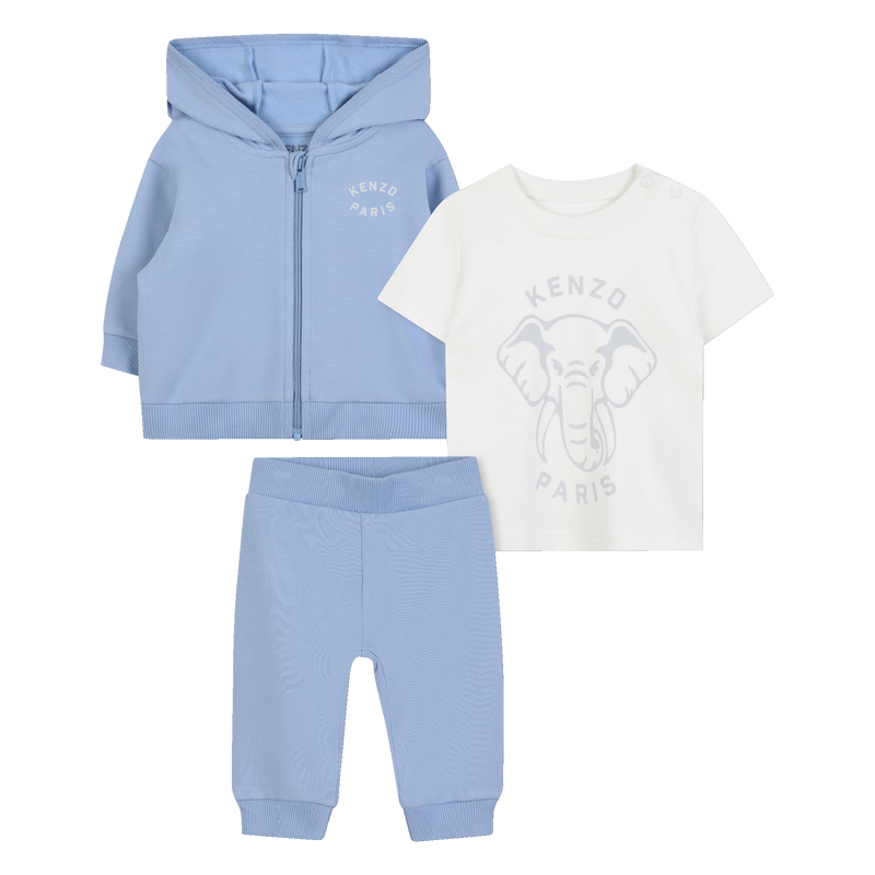 T-shirt + cardigan + calças set KENZO KIDS 
                    UNISEX