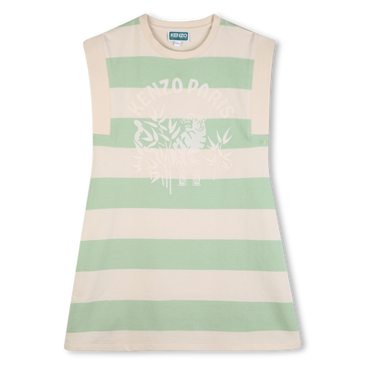 VESTIDO LISTRADO KENZO KIDS GIRL