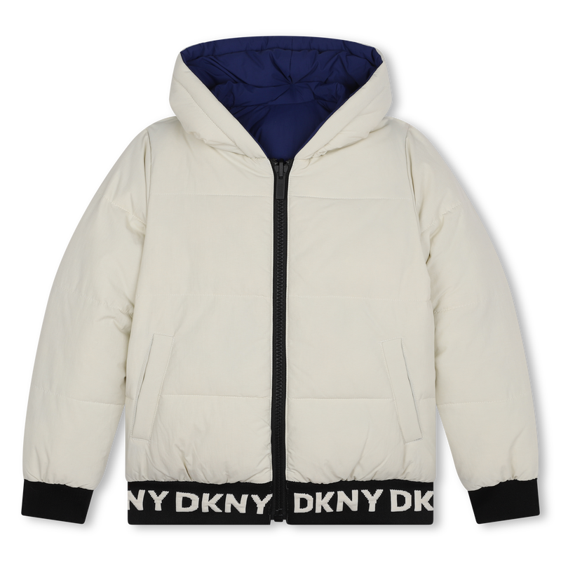 Blusão reversível com capuz DKNY 
                    UNISEX