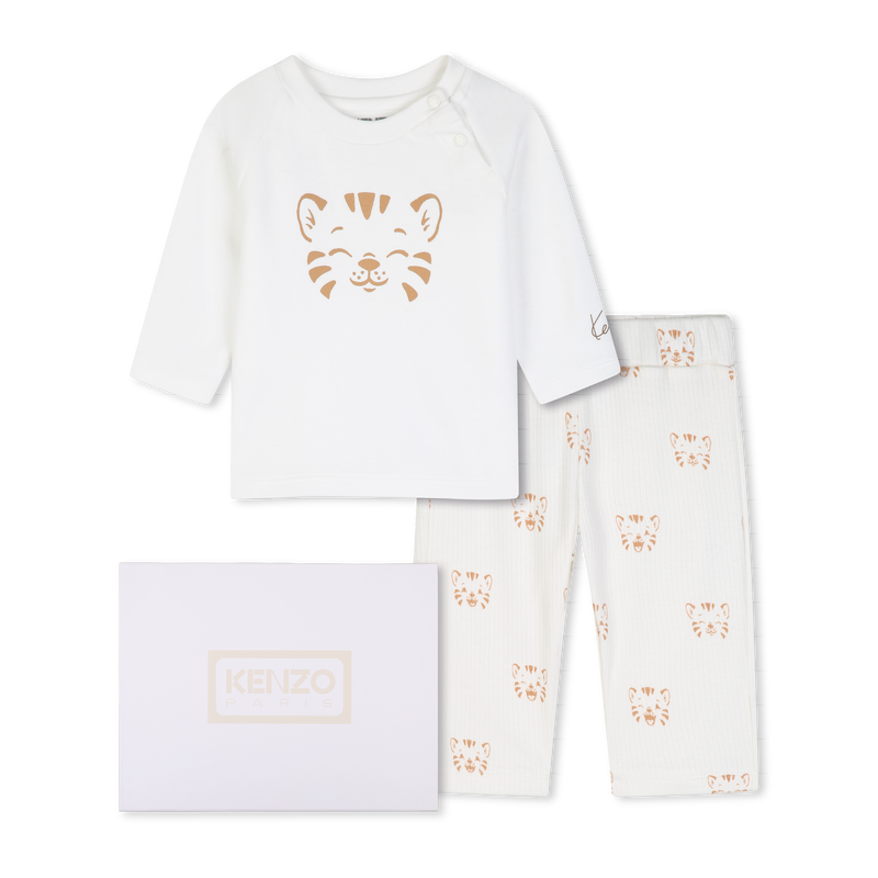 Conjunto de camiseta e cal&ccedil;a KENZO KIDS 
                        MENINO